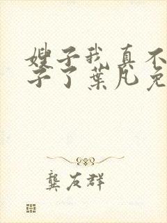 嫂子我真不是傻子了叶凡免费阅读封面