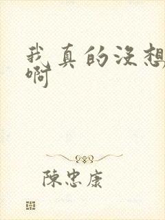 我真的没想重生啊封面