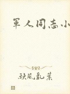 军人同志小说封面