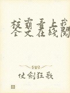 校霸看上我以后全文在线阅读封面