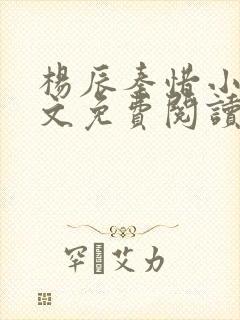 杨辰秦惜小说全文免费阅读最新章节