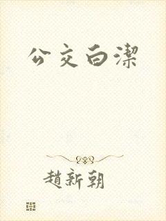 公交白洁封面