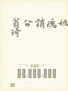 翁公销魂姚瑶琦琦