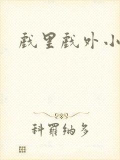 戏里戏外小说