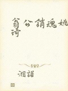 翁公销魂姚瑶琦琦
