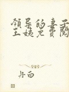 领导的妻子小说王姨免费阅读全文