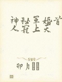 神秘军婚首长大人宠上天
