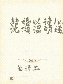 结婚以后1v1沈倾温明远封面