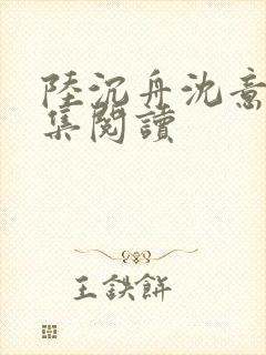 陆沉舟沈意欢全集阅读