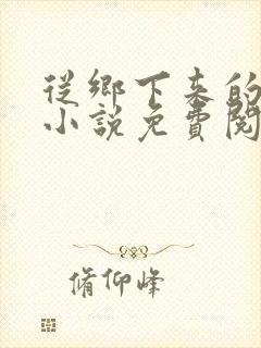 从乡下来的奶妈小说免费阅读封面