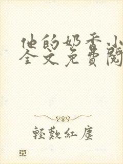 他的奶香小仙女全文免费阅读封面