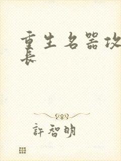 重生名器攻略兄长封面