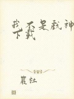 我不是戏神小说下载
