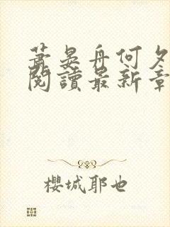 萧晏舟何夕全文阅读最新章节更新时间