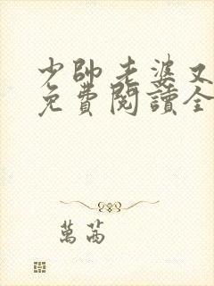 少帅老婆又跑了免费阅读全文