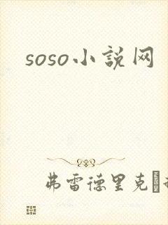 soso小说网封面