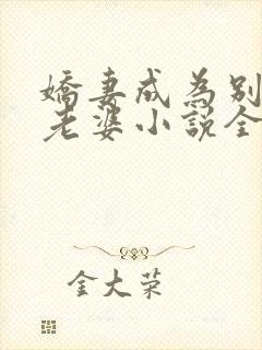 娇妻成为别人的老婆小说全文阅读免