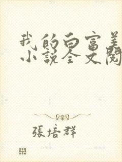 我的白富美老婆小说全文阅读免费