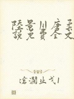 陆景川唐柔柔小说免费全文阅读