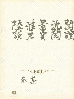 陆淮景沈闻月小说免费阅读最新章节封面