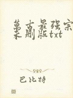 万古最强宗小说未删版txt