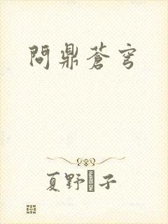 问鼎苍穹封面