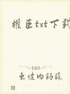 权臣txt下载