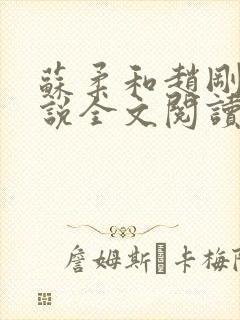 苏柔和赵刚的小说全文阅读