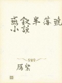 燕钗半落琥珀糖小说封面