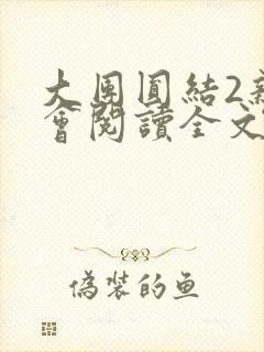 大团圆结2亲情会阅读全文