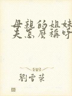 母亲的姐妹的丈夫怎么称呼