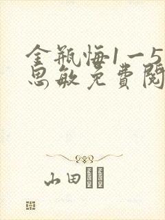 金瓶悔1一5杨思敏免费阅读封面