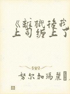 《离职后我被前上司缠上了》