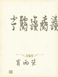 少帅你老婆又跑了阅读阅读全文