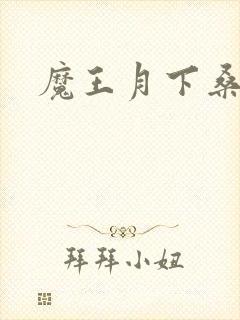 魔王月下桑封面