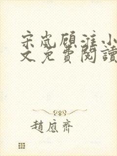 宋岚顾淮小说全文免费阅读