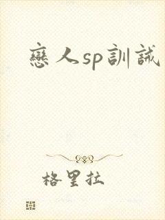 恋人sp训诫文