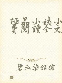 极品小姨小说免费阅读全文