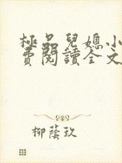 极品儿媳小说免费阅读全文无弹窗封面