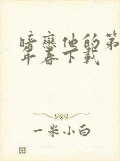 暗恋他的第十一年春下载