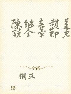 陈继来赵美媛小说全章节免费阅读