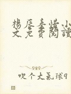 杨辰秦惜小说全文免费阅读看书吧