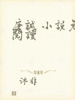 唐诚 小说免费阅读