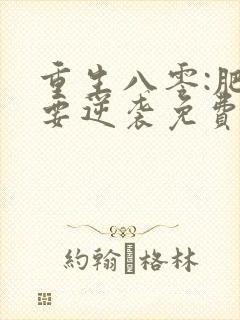重生八零:肥女要逆袭免费阅读全