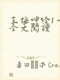 王梅呻吟1一6全文阅读