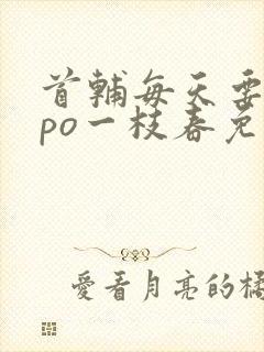 首辅每天要不够po一枝春免费阅读封面
