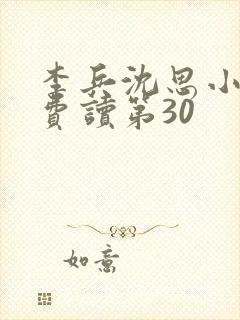 李兵沈思小说免费读第30