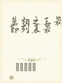 万相之王最新章节列表最