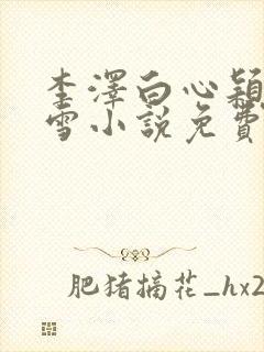 李泽白心颖林云雪小说免费阅读