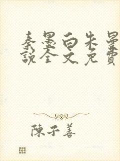 秦墨白朱曼彤小说全文免费阅读封面